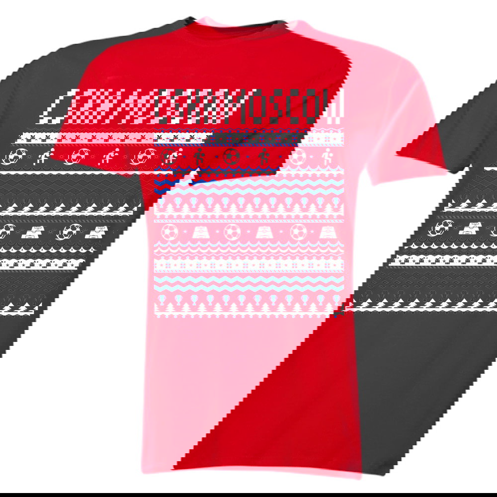 CSKA Moscow Christmas T-Shirt (Red)