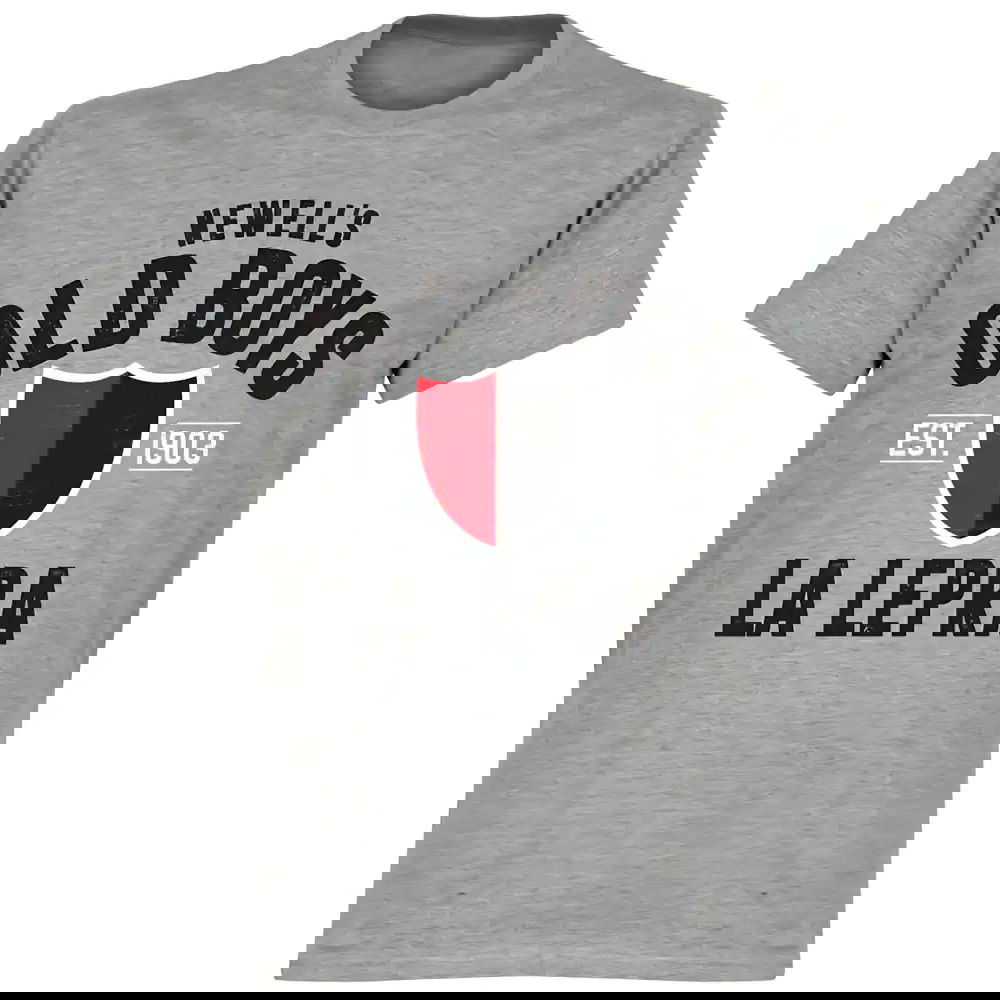 Newells Old Boys Established T-Shirt - Grey