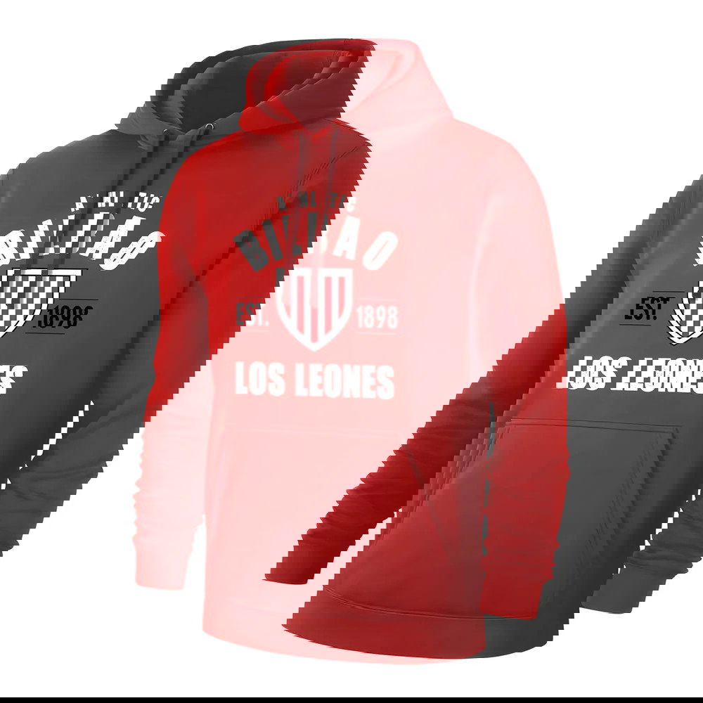 Athletic Bilbao \'Est.1898\' footer with hood - Red