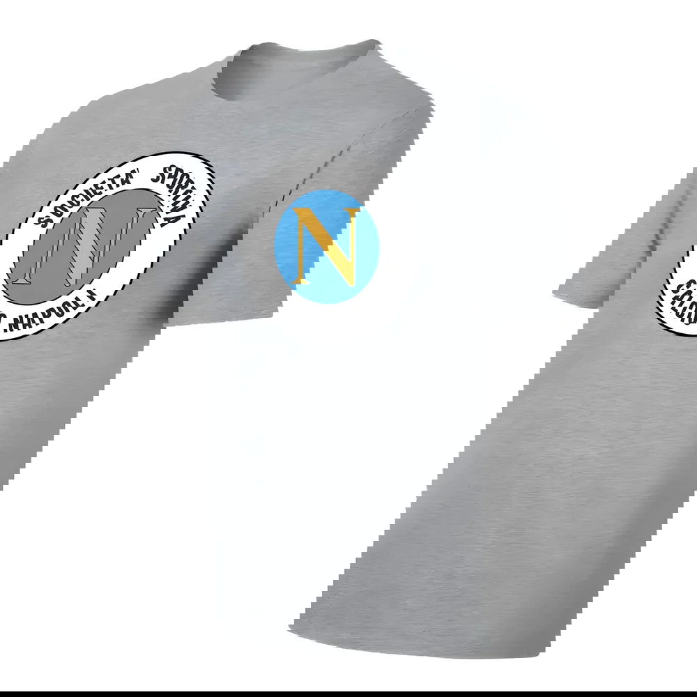 Napoli \'Retro Logo\' t-shirt - Grey