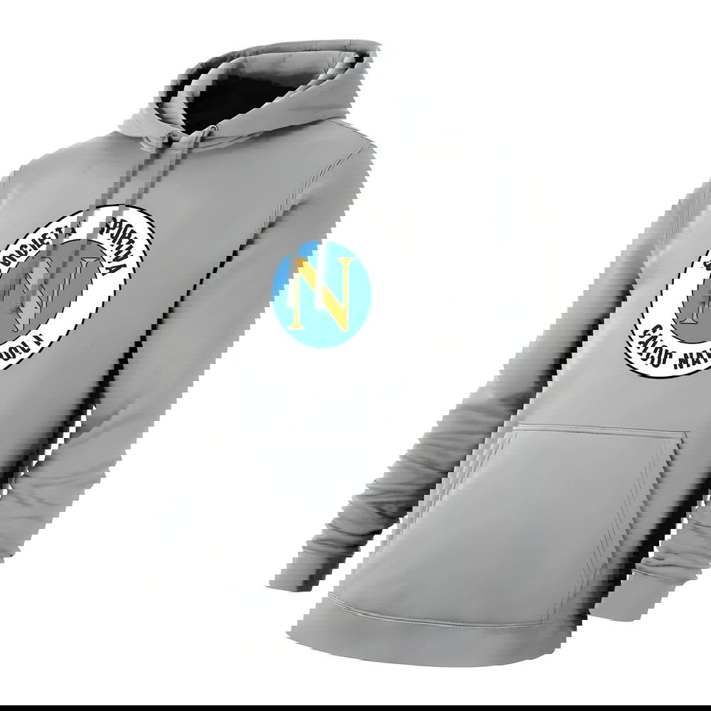 Napoli \'Retro Logo\' footer with hood - Grey