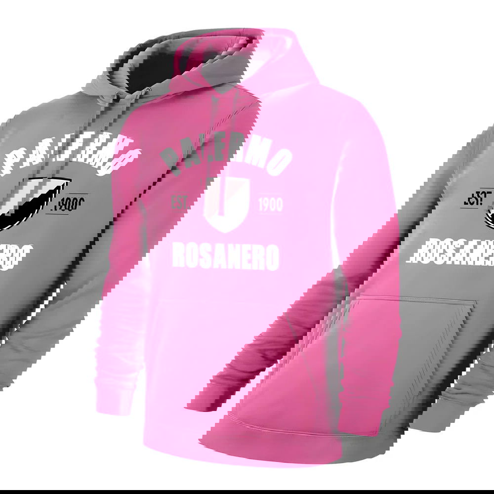 Palermo \'Est.1900\' retro footer with hood - Pink