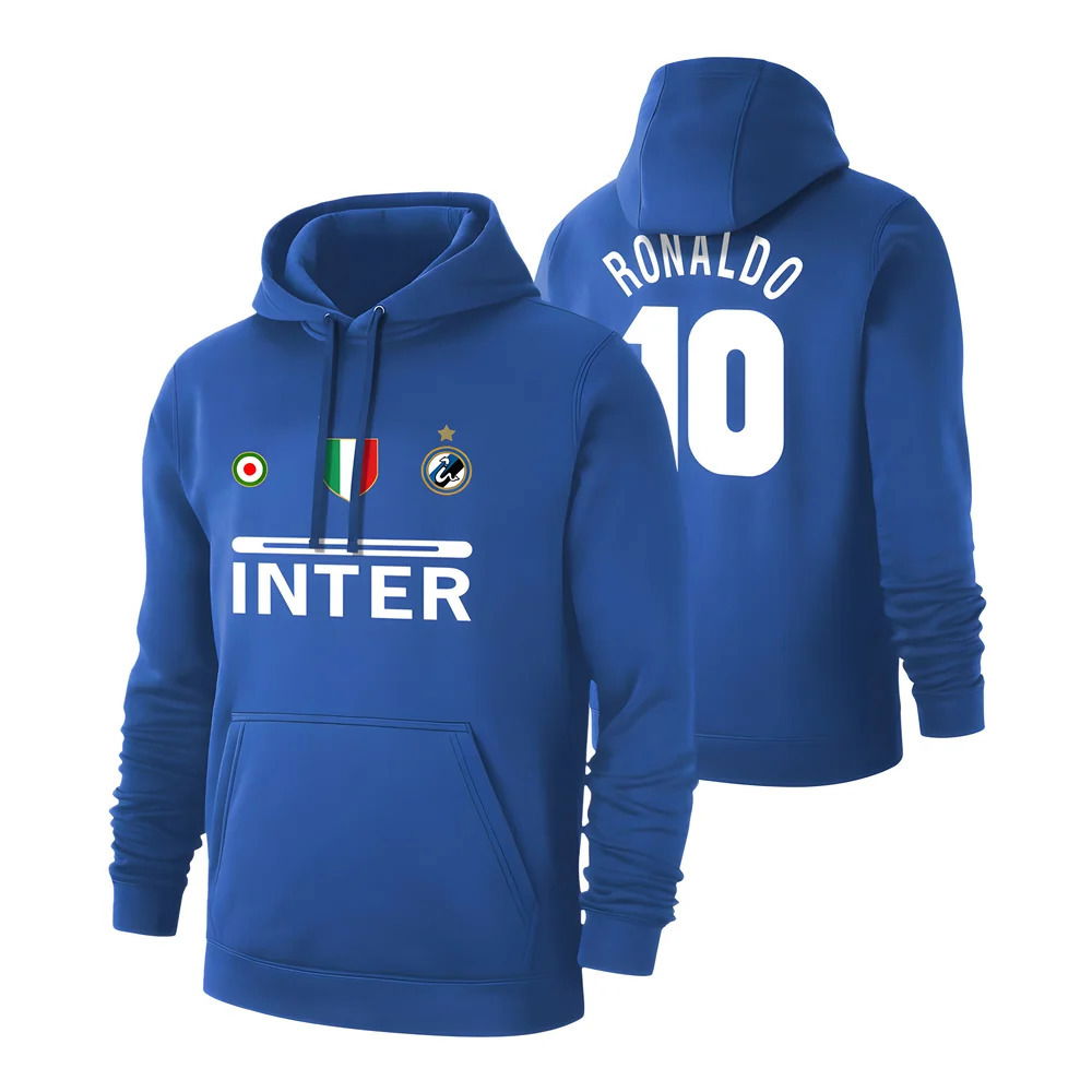Inter \'Vintage 97/98\' footer with hood RONALDO - Blue