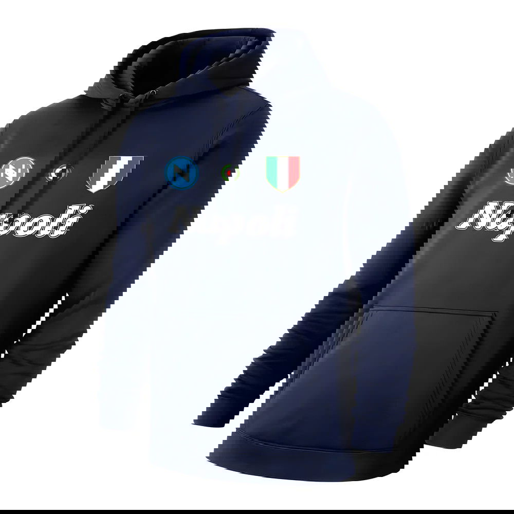 Napoli \'Vintage 86/87\' footer with hood - Dark blue