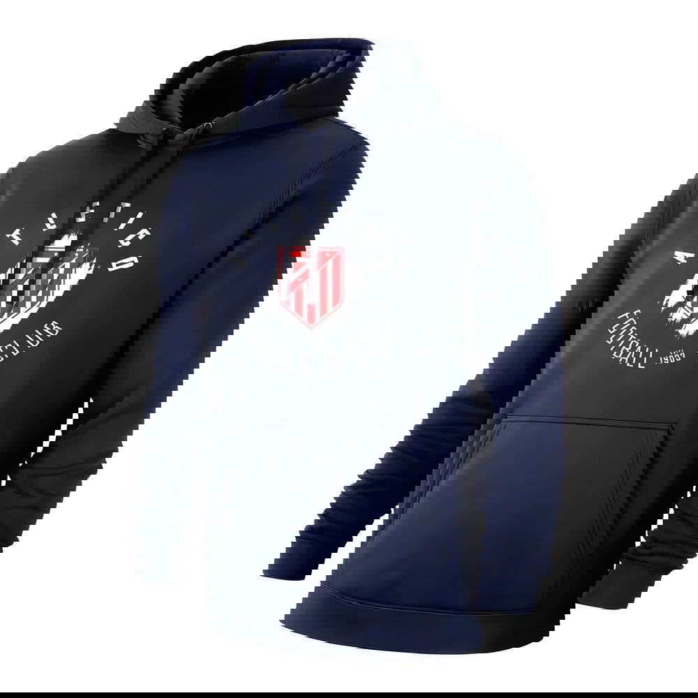 Atletico Madrid \'Circle\' footer with hood - Dark blue