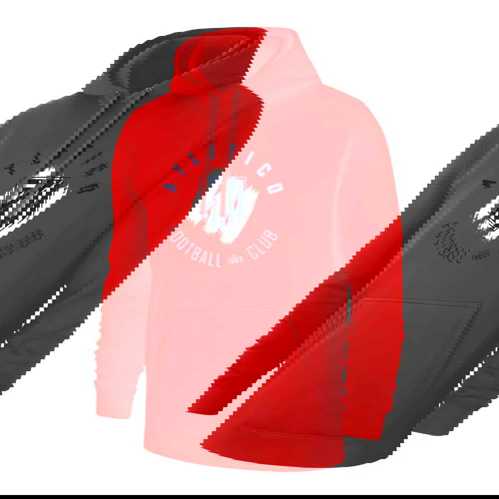 Atletico Madrid \'Circle\' footer with hood - Red