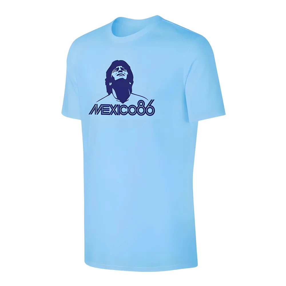 Diego Maradona \'Mexico 86\' t-shirt - Light blue