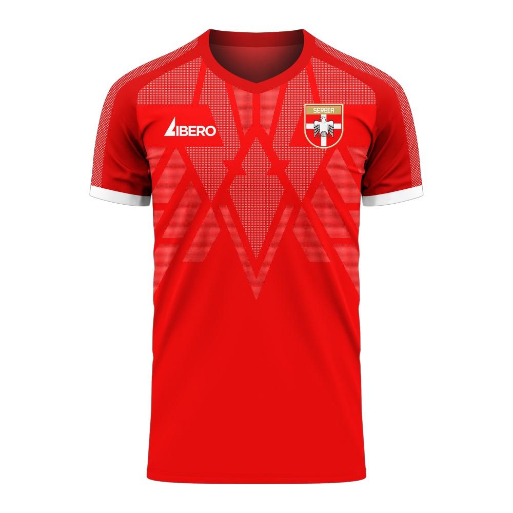 Serbia 2025-2026 Home Concept Football Kit (Libero)