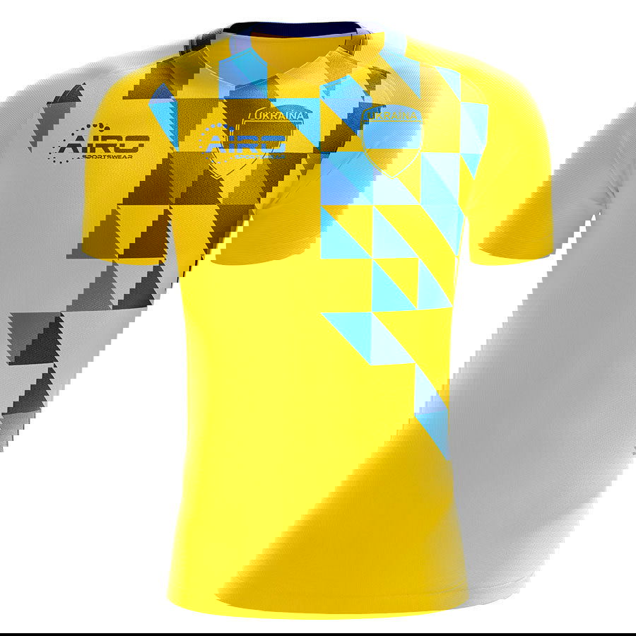 Ukraine 2024-2025 Home Concept Football Kit (Airo)
