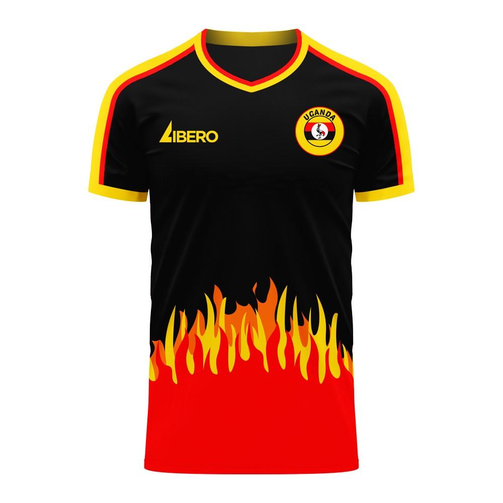 Uganda 2025-2026 Home Concept Football Kit (Libero) - Little Boys