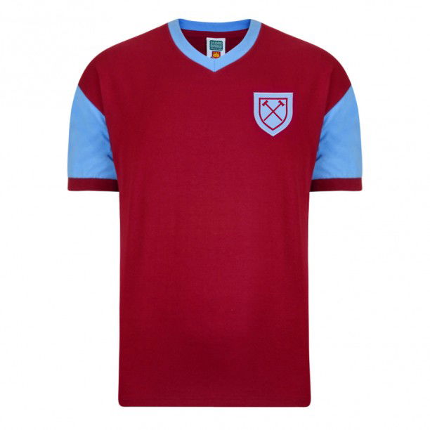 Score Draw West Ham 1958 No6 Home Shirt