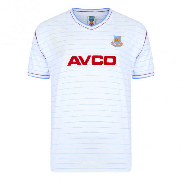 Score Draw West Ham 1986 Away Shirt
