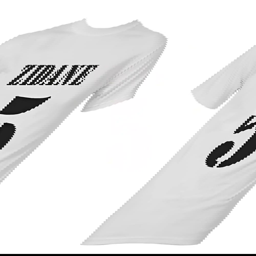 Zinedine Zidane Real Madrid Galactico T-Shirt (White)