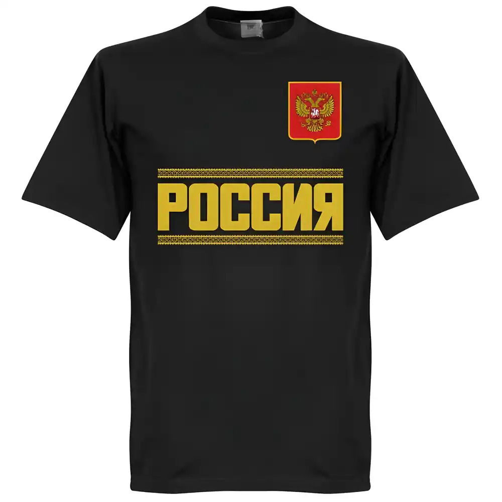 Russia Team Yashin T-Shirt - Black