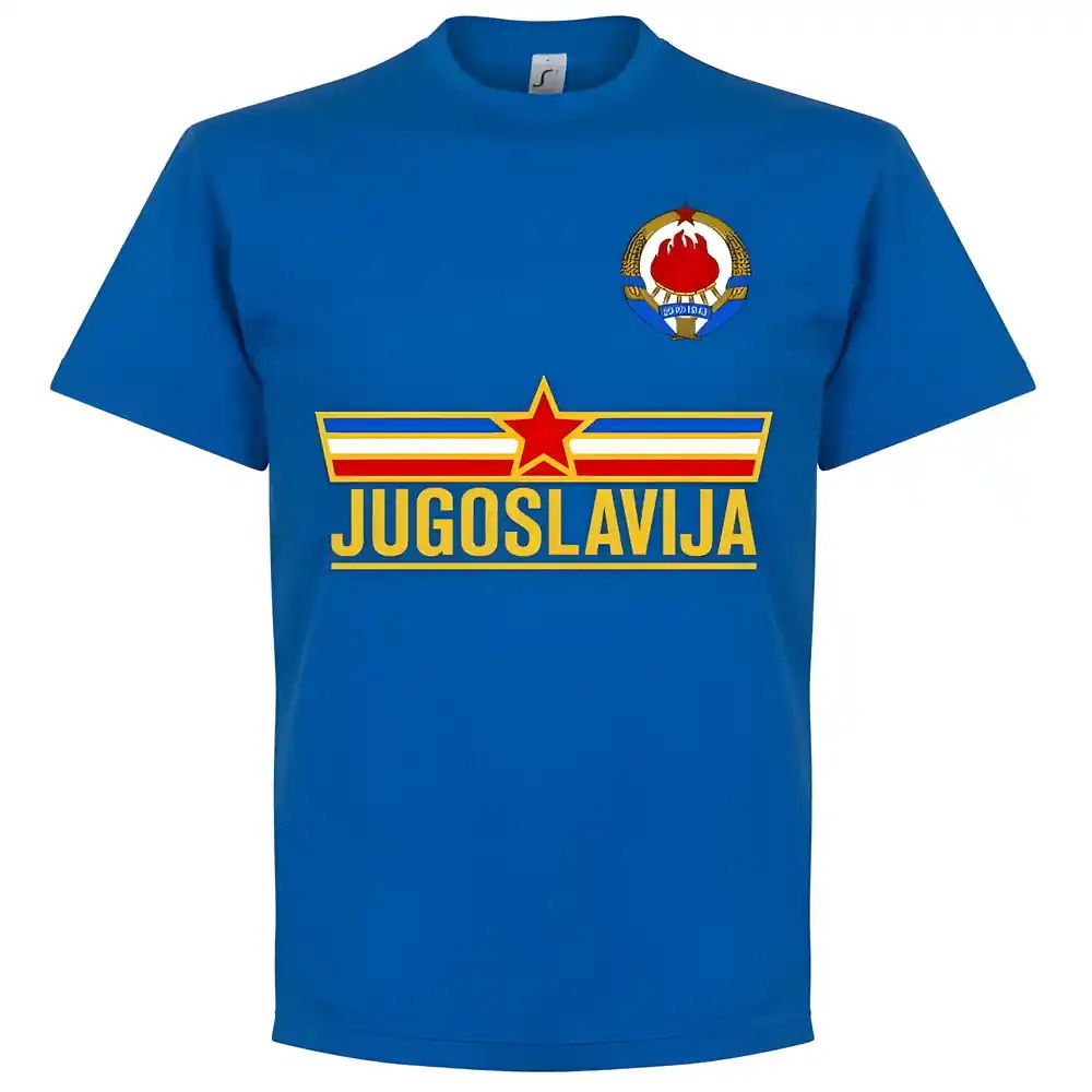 Yugoslavia Savicevic Team T-shirt - Royal