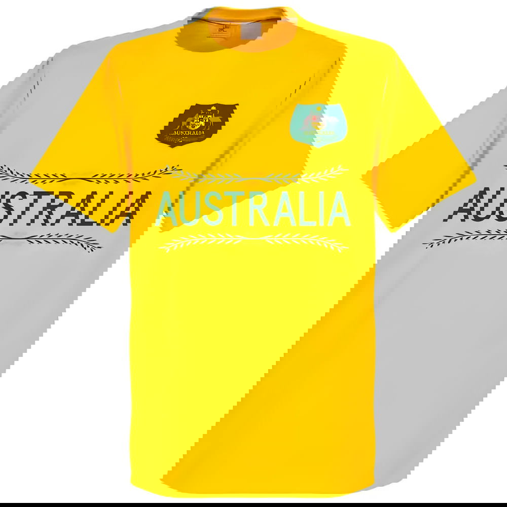 Australia Mooy 13 Team T-Shirt - Yellow