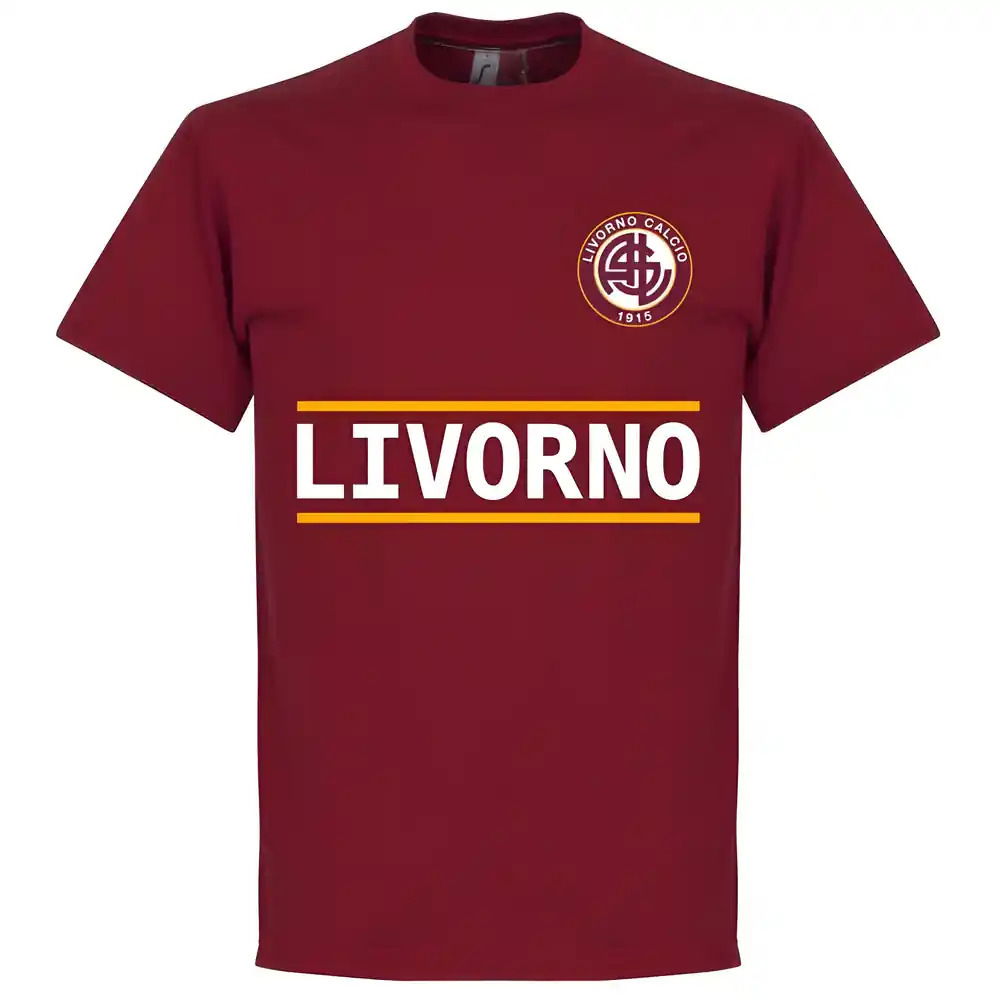 Livorno Lucarelli 99 Team T-Shirt - Maroon