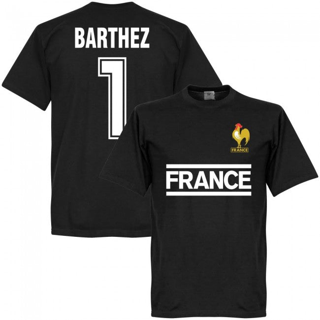 France Barthez Team T-Shirt - Black
