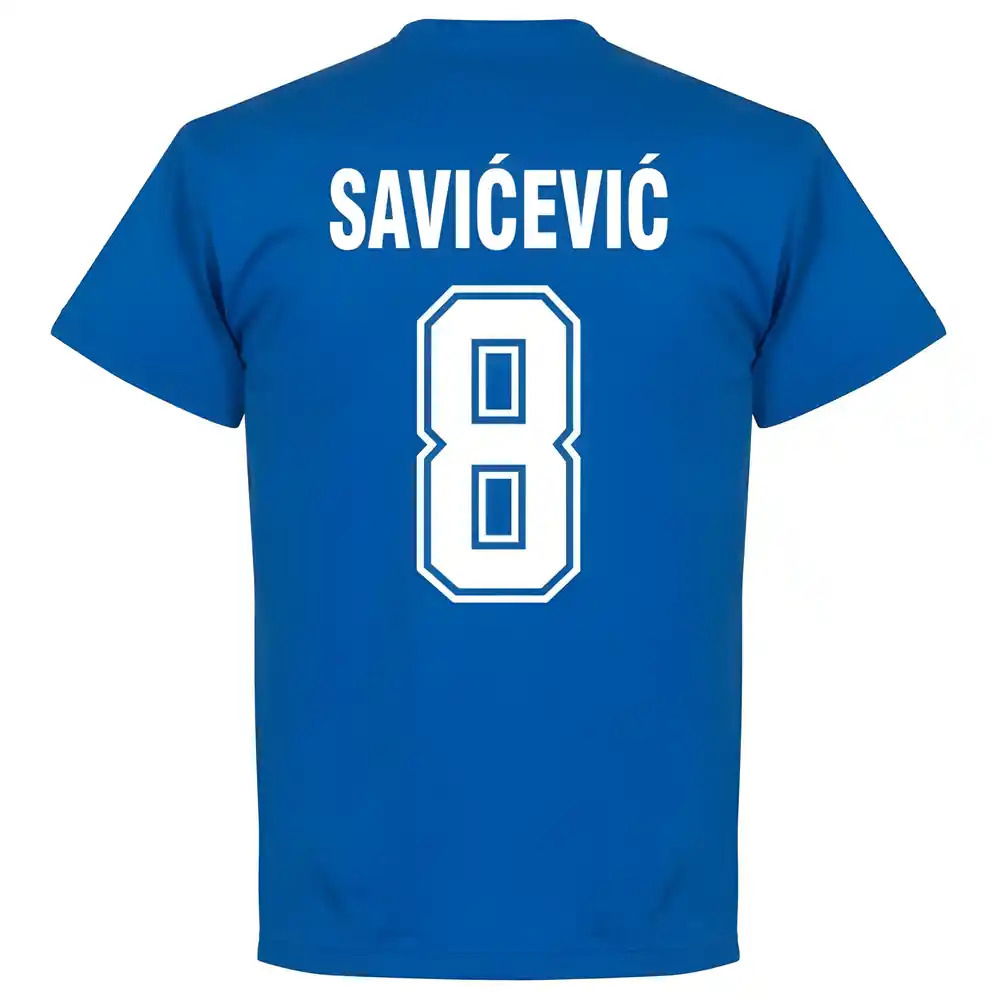 Yugoslavia Savicevic Team T-shirt - Royal