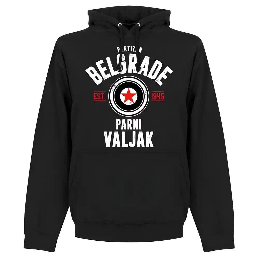 Partizan Belgrade Established Hoodie - Black