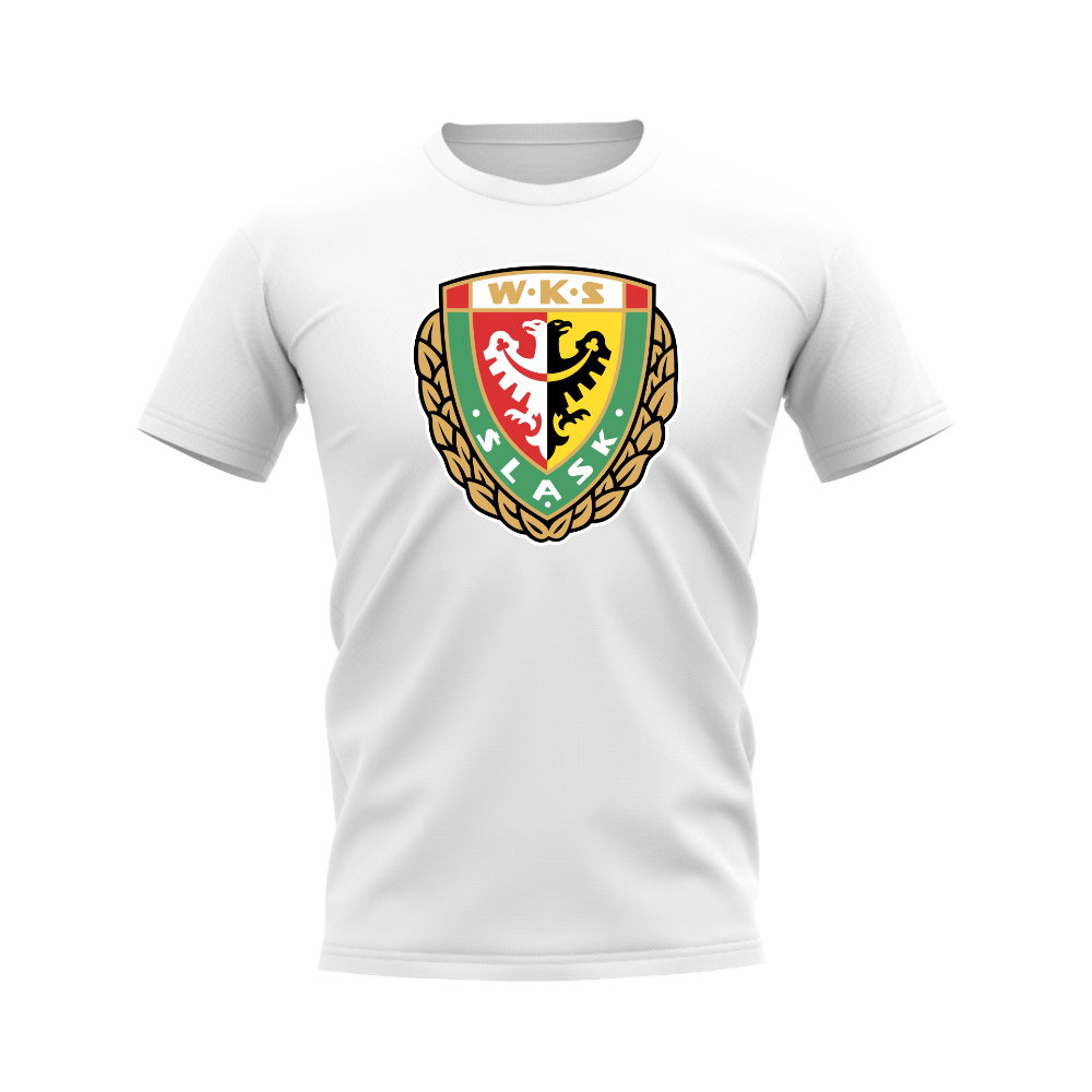 Slask Wroclaw Badge T-shirt (White)