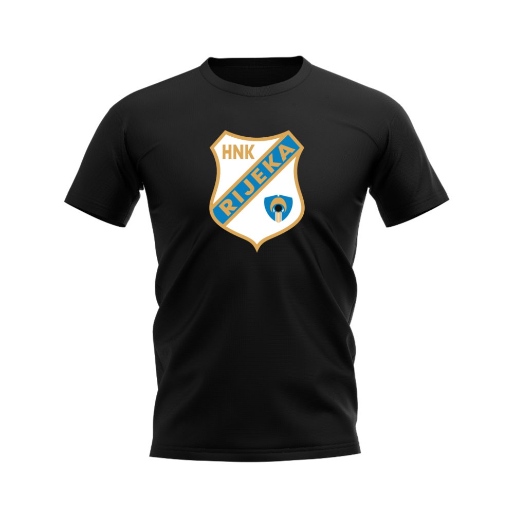 HNK Rijeka Badge T-shirt (Black)