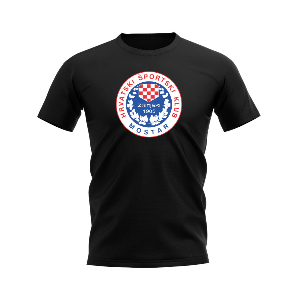 HSK Zrinjski Mostar Badge T-shirt (Black)