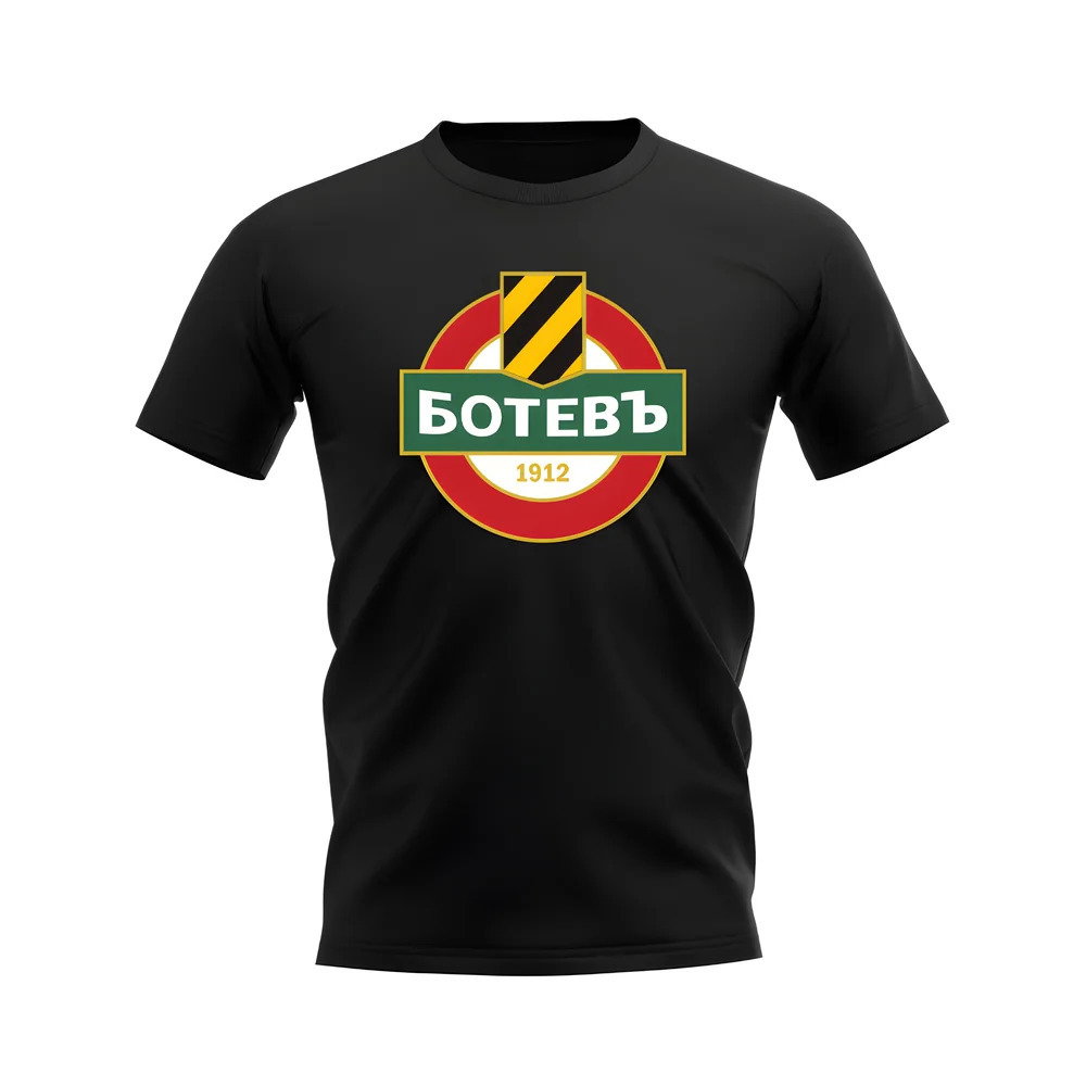 Botev Plovdid Badge T-Shirt (Black)
