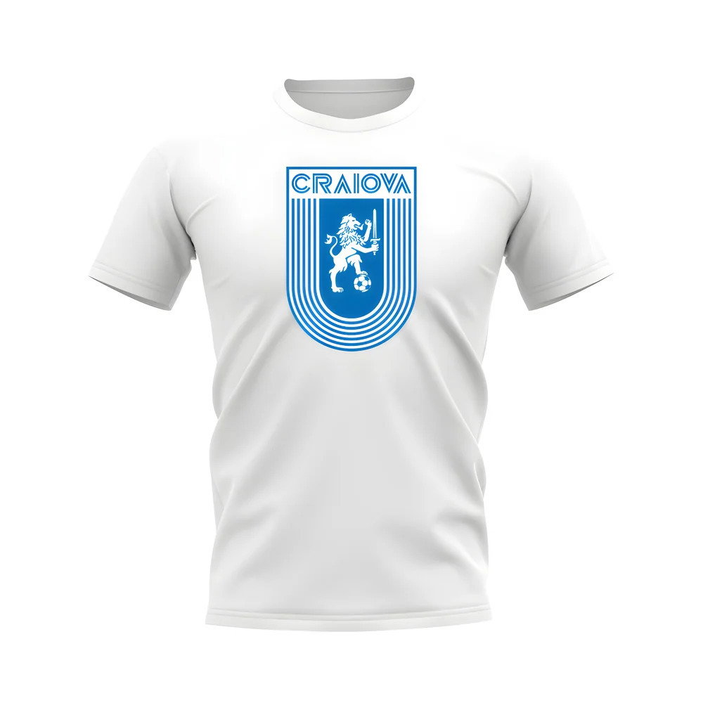 Universitatea Craiova Badge T-Shirt (White)