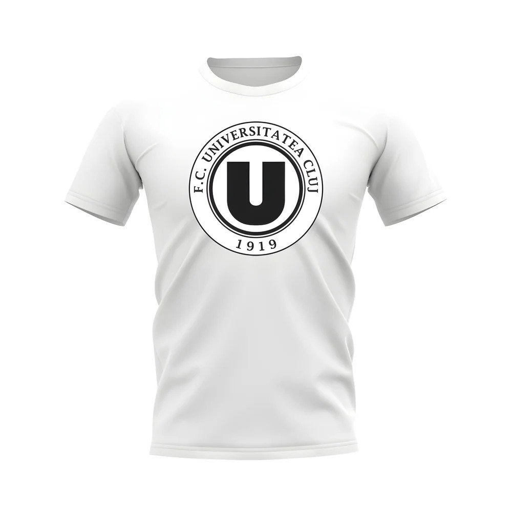 Universitatea Cluj Badge T-Shirt (White)