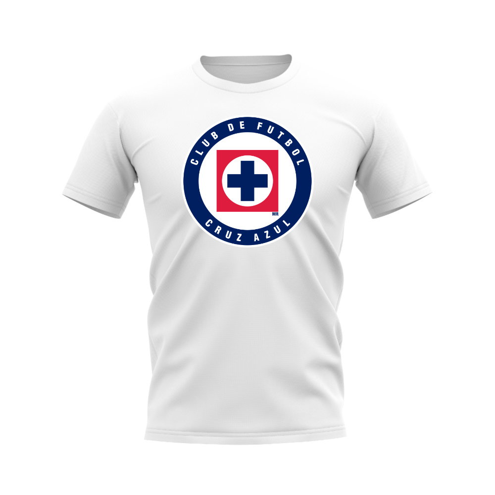 Cruz Azul Badge T-Shirt (White)