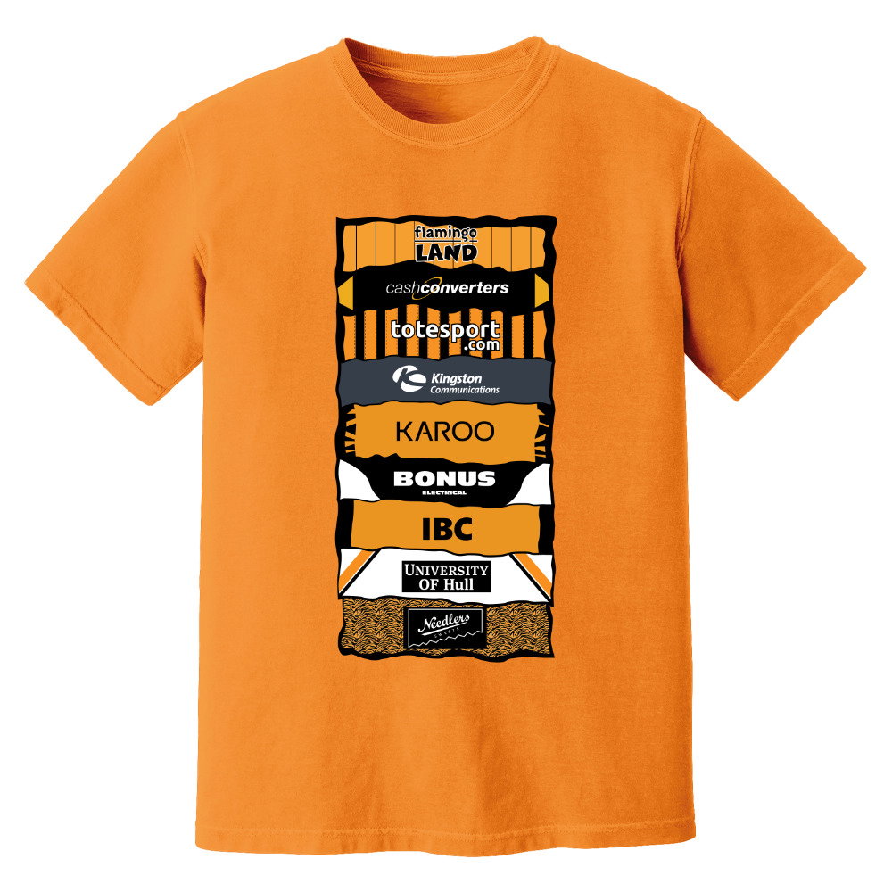 Hull Sponsor History T-Shirt (Orange)