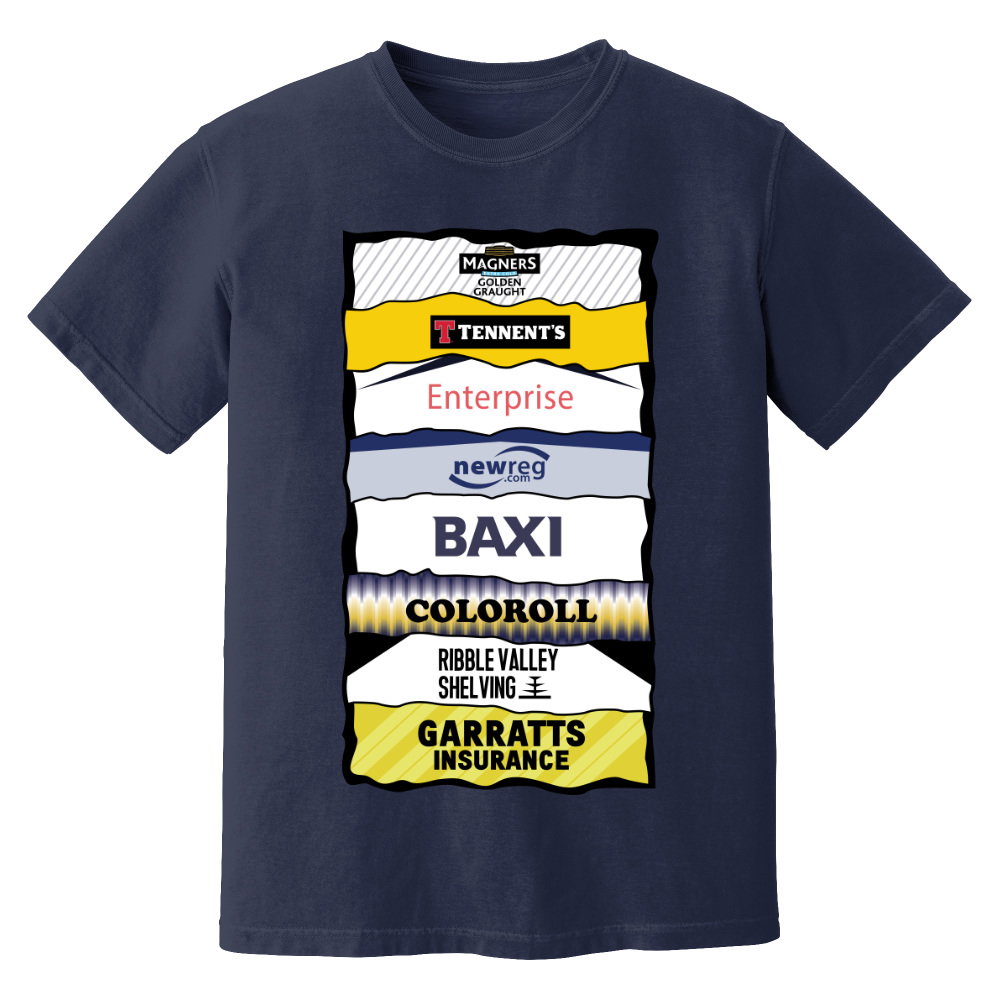 Preston Sponsor History T-Shirt (Navy)