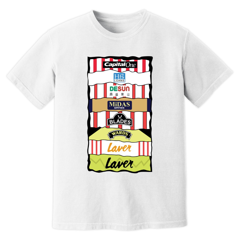 Sheffield United Sponsor History T-Shirt (White)