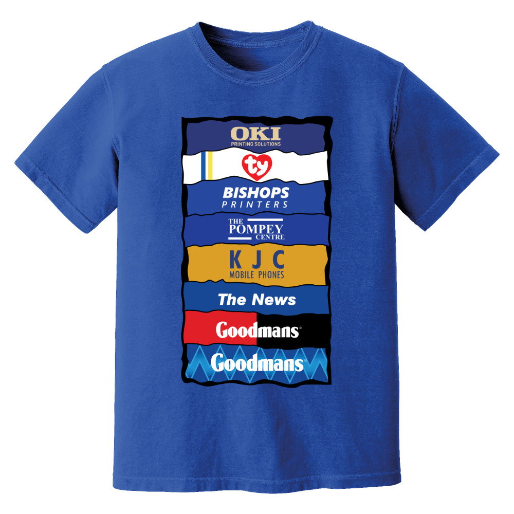 Portsmouth Sponsor History T-Shirt (Blue)