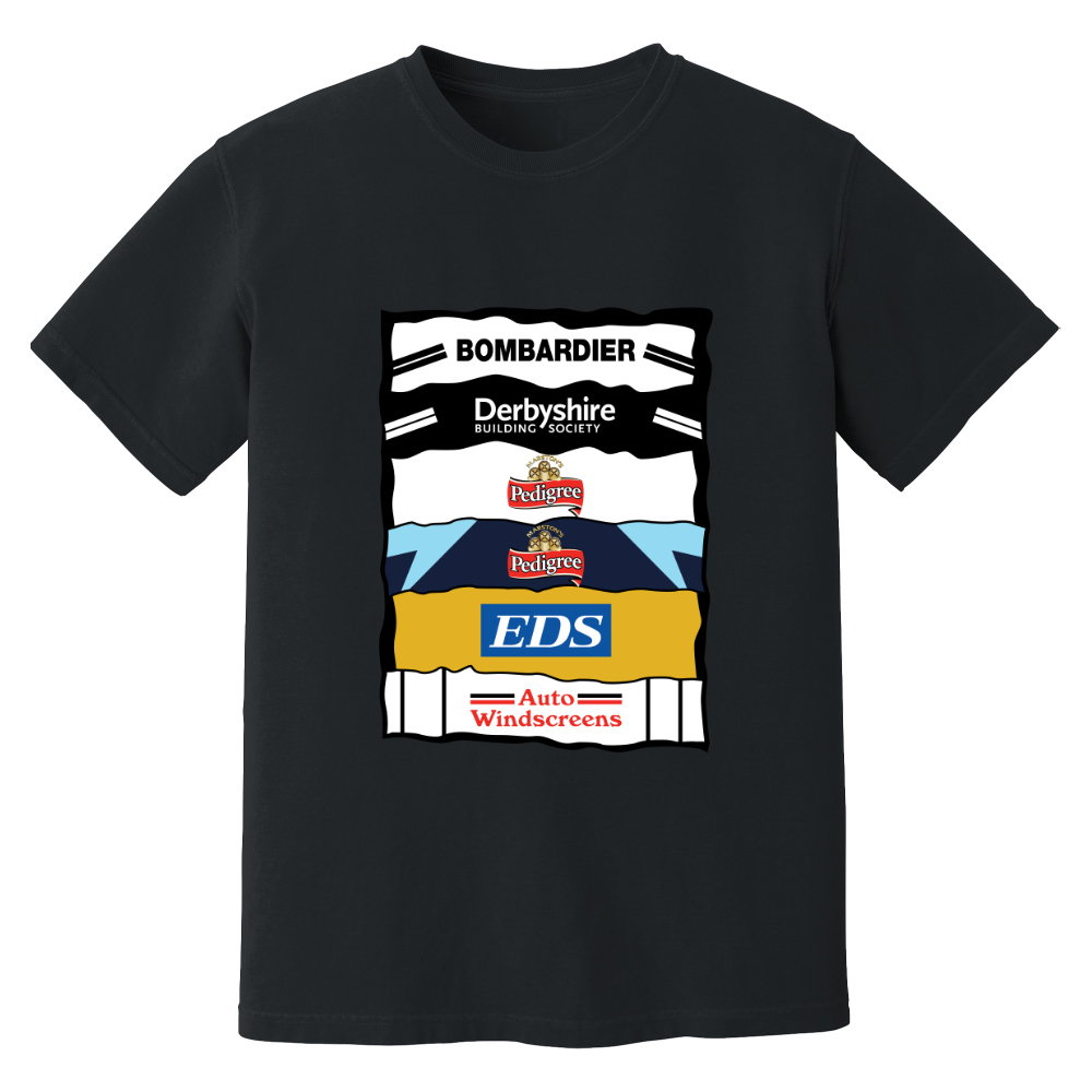 Derby Sponsor History T-Shirt (Black)