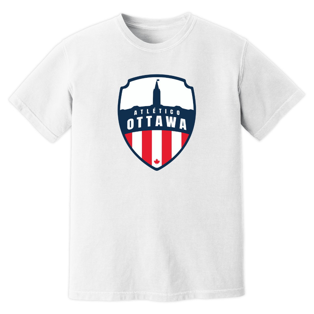 Atletico Ottawa Badge T-Shirt (White)
