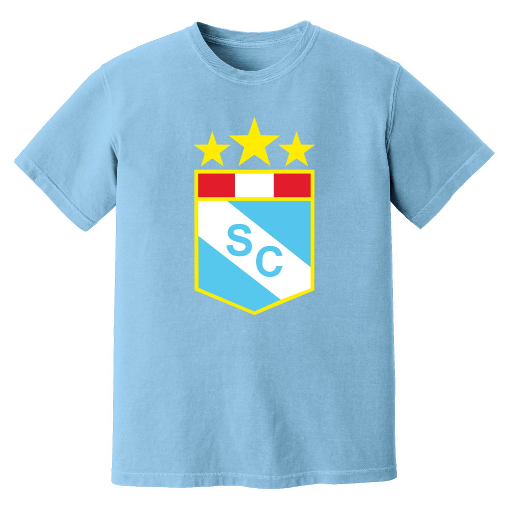 Sporting Cristal Badge T-Shirt (Sky)