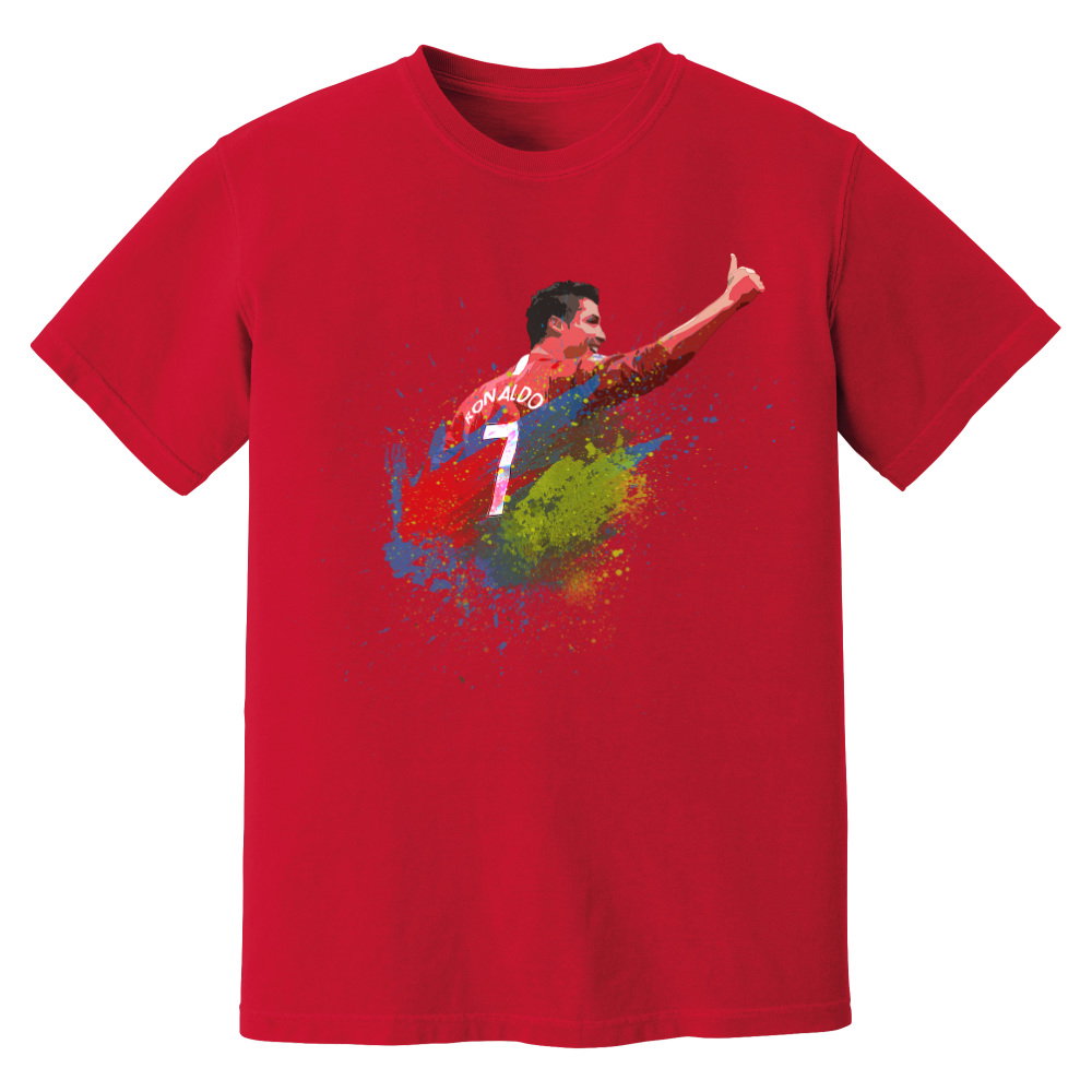 Cristiano Ronaldo Man United Art T-Shirt (Red)