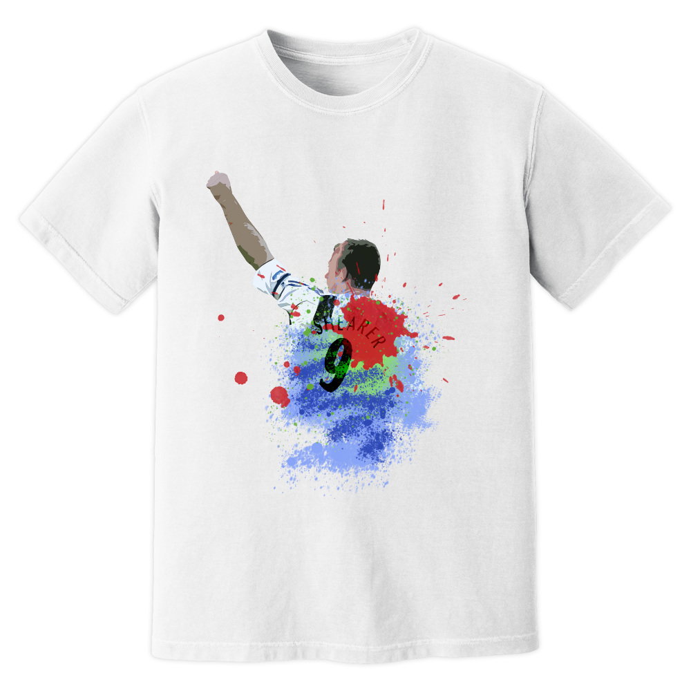 Alan Shearer Newcastle Art T-Shirt (White)