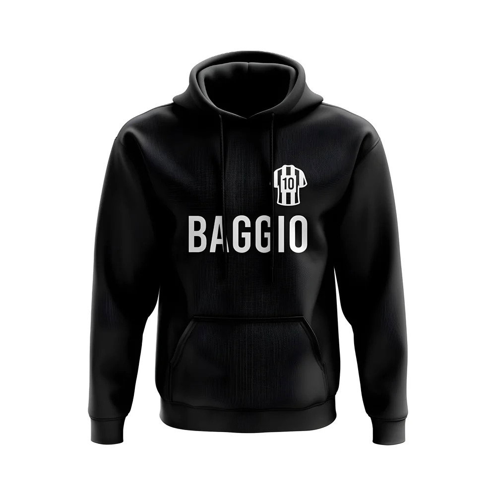 Roberto Baggio Juventus Number Hoody (Black)
