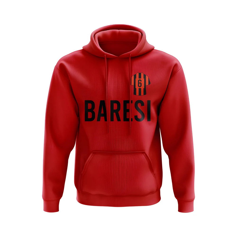 Franco Baresi AC Milan Number Hoody (Red)