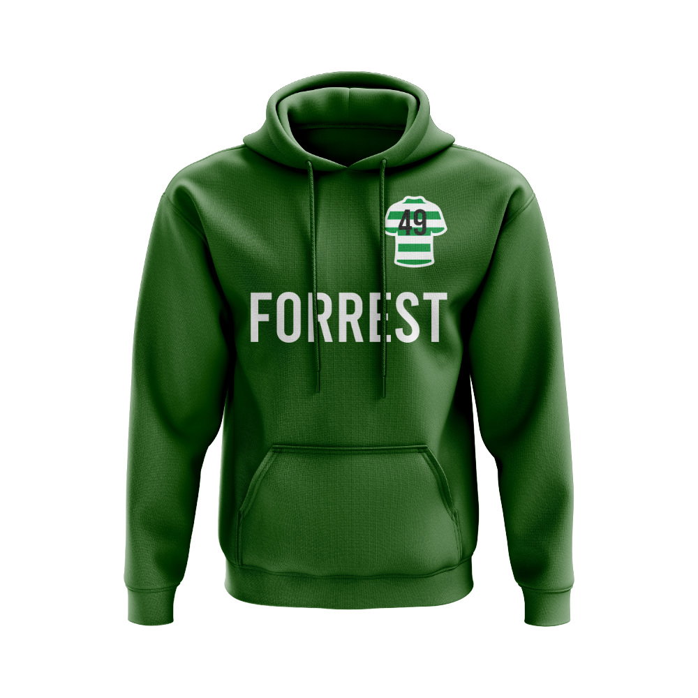 James Forrest Celtic Number Hoody (Green)