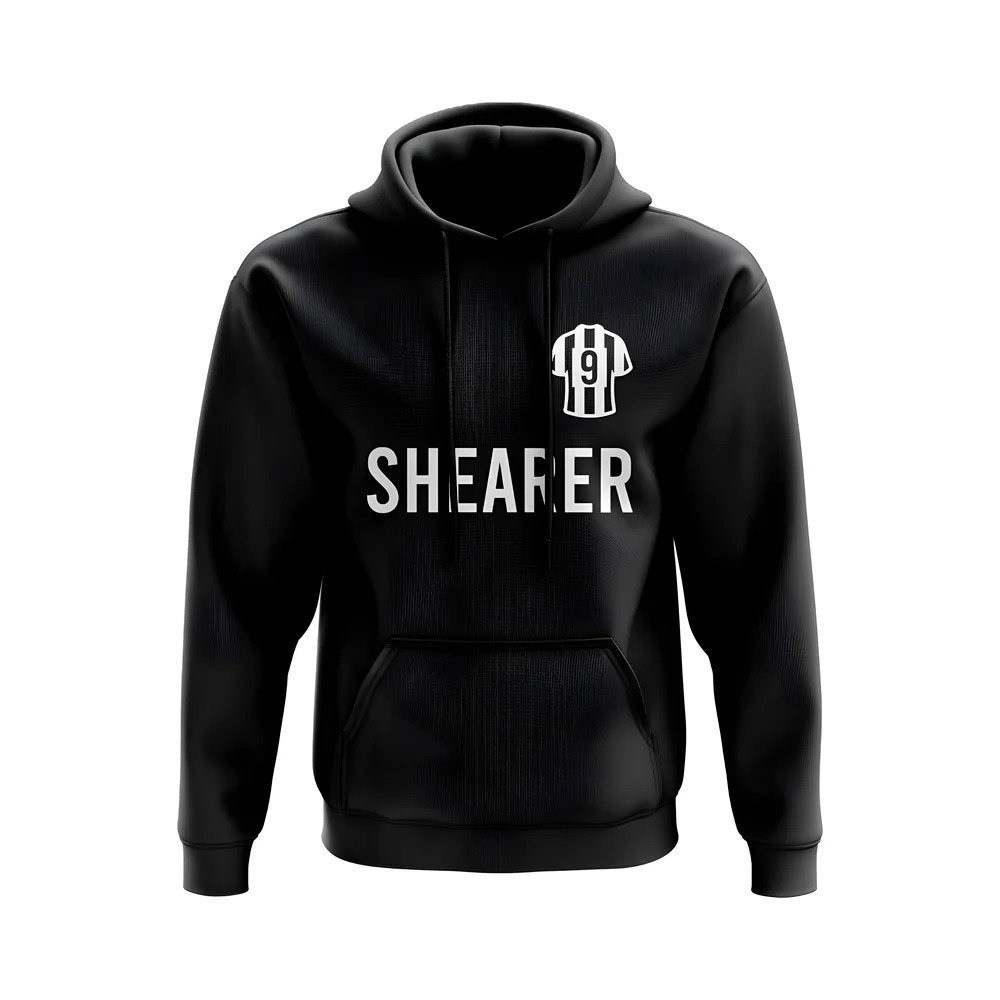 Alan Shearer Newcastle United Number Hoody (Black)