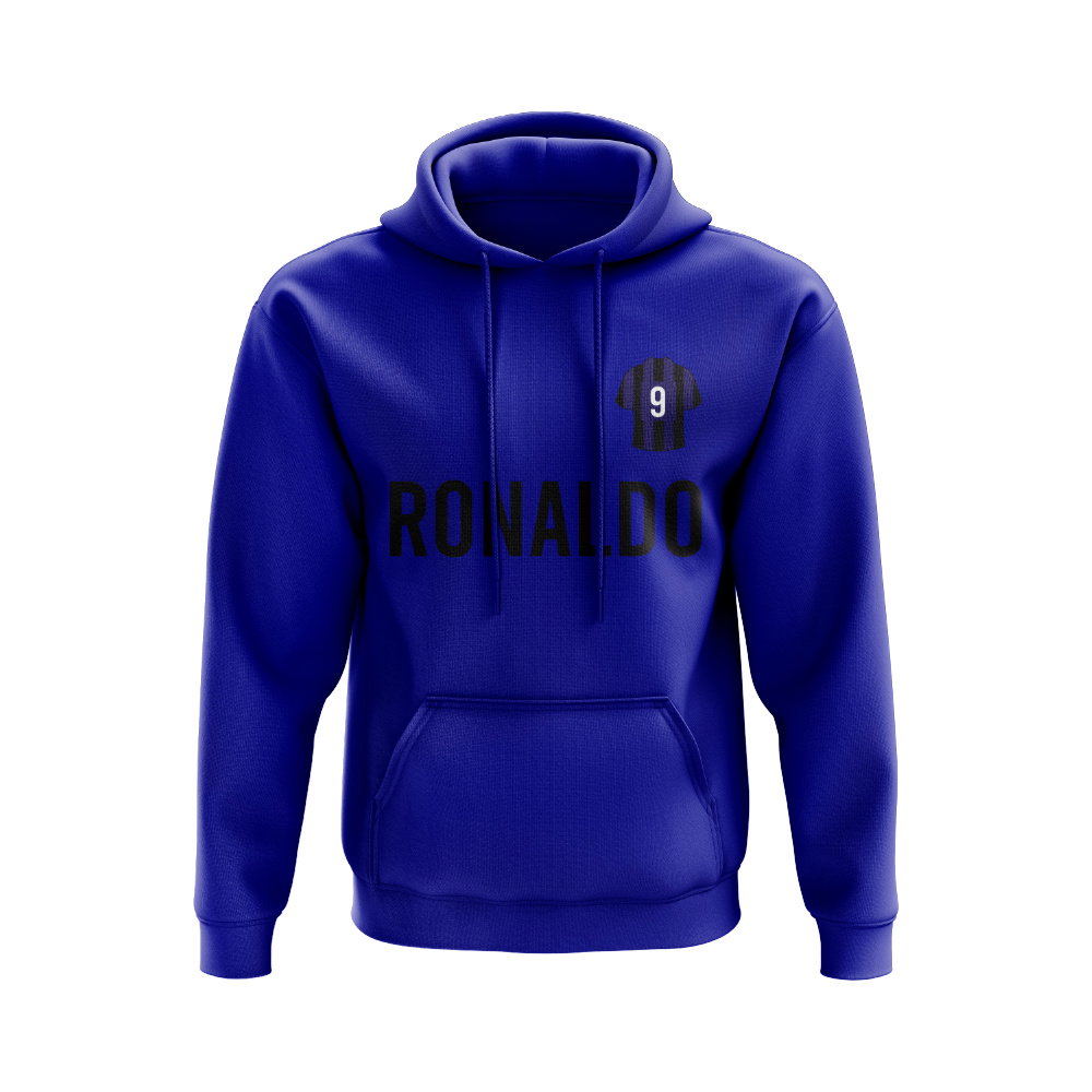 Ronaldo Inter Milan Number Hoody (Blue)