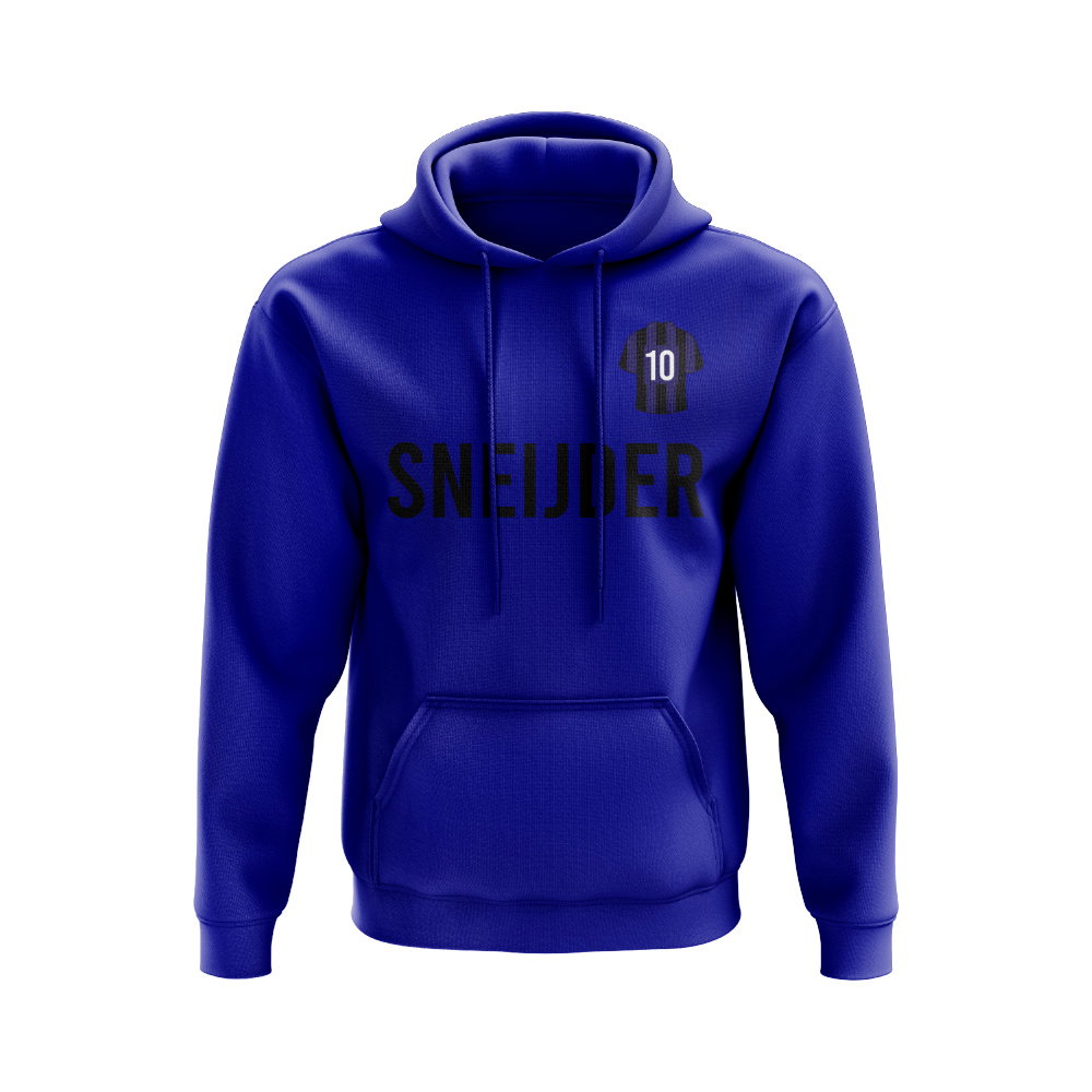 Wesley Sneijder Inter Milan Number Hoody (Blue)