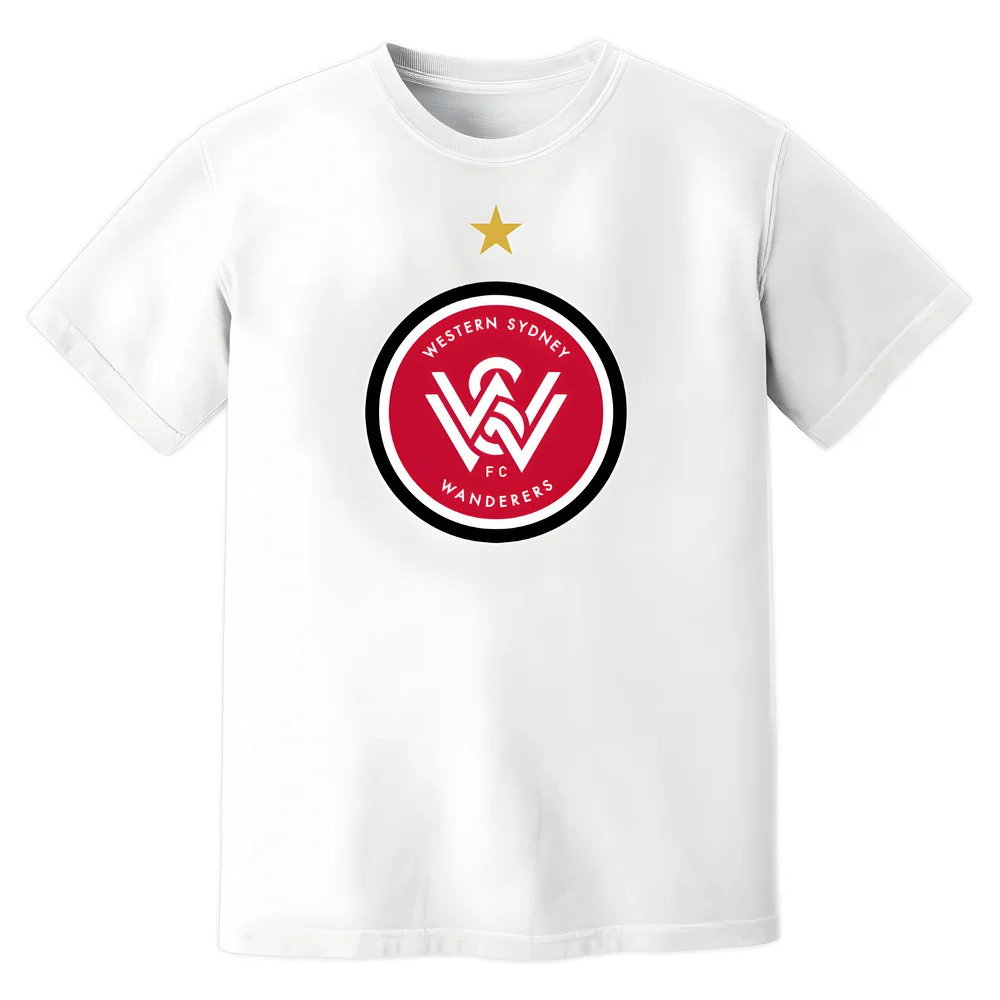 Western Sydney Wanderers Badge T-Shirt (White)