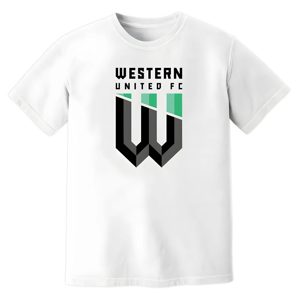 Western United Badge T-Shirt (White)