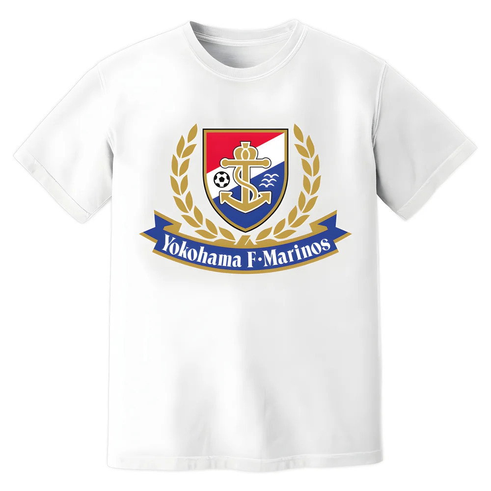 Yokohama F. Marinos Badge T-Shirt (White)