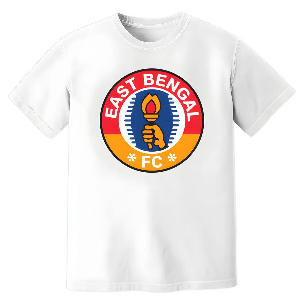 East Bengal Badge T-Shirt (White)